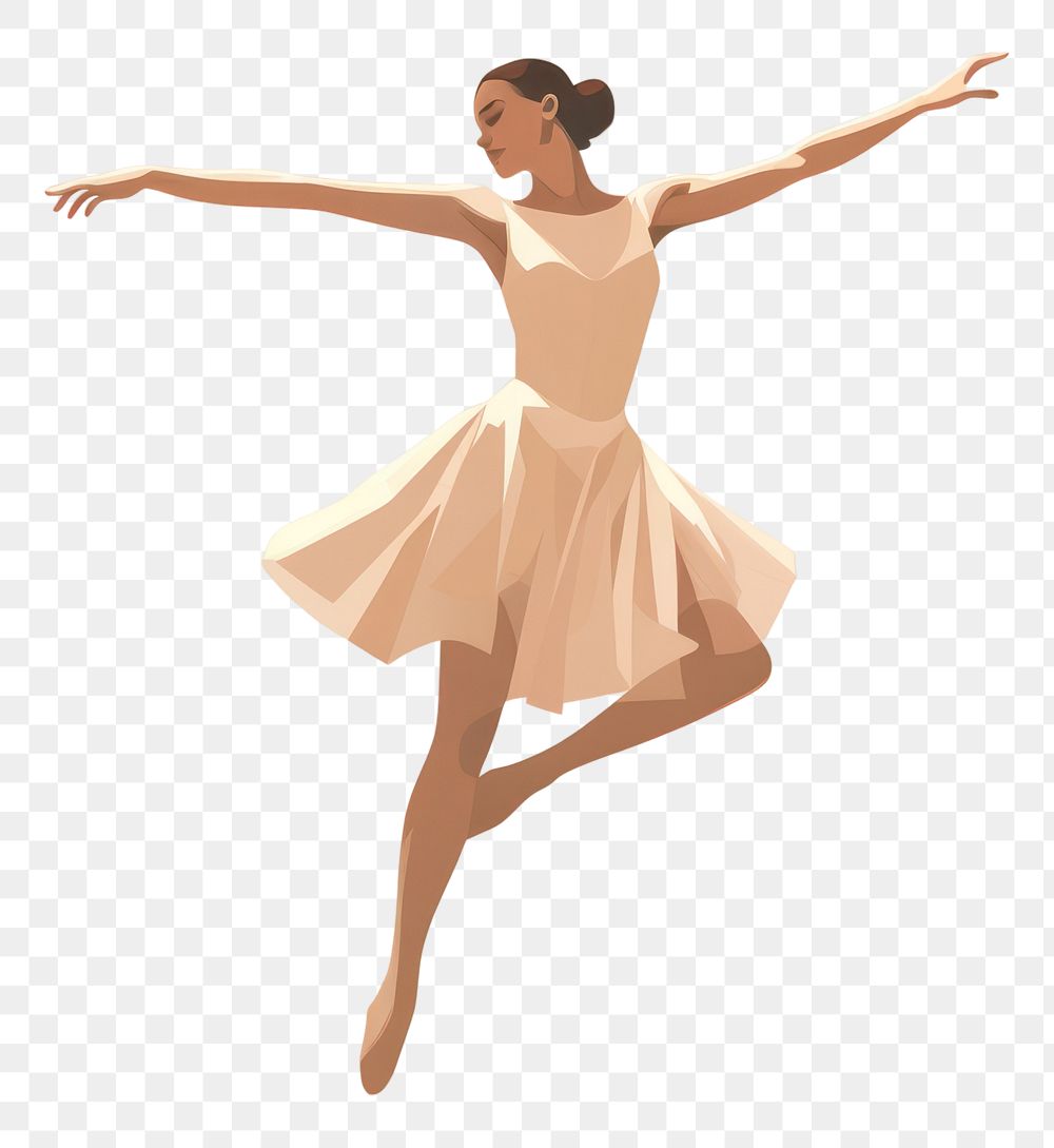 PNG Woman ballerina dancing ballet entertainment. AI generated Image by rawpixel.