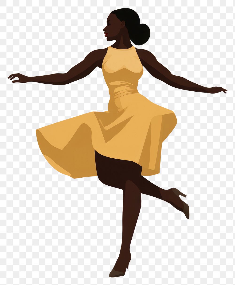 PNG Black women dancing adult face entertainment. AI generated Image by rawpixel.