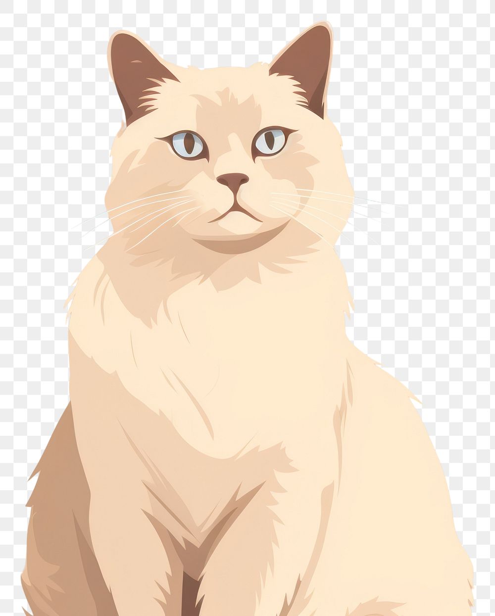 PNG Cat drawing animal mammal. AI generated Image by rawpixel.