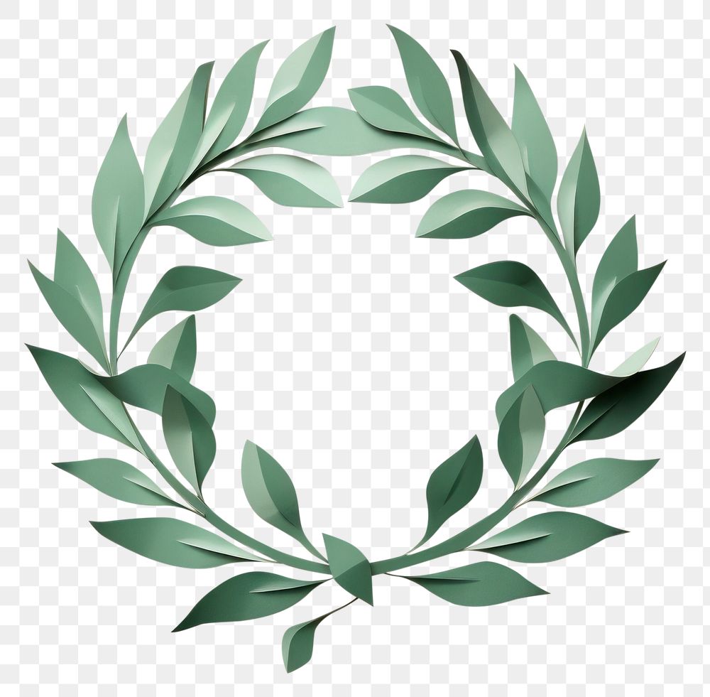 PNG Holly leave wreath plant leaf. AI generated Image by rawpixel.