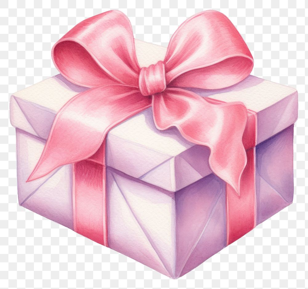 PNG Valentine gift box white background celebration anniversary. 