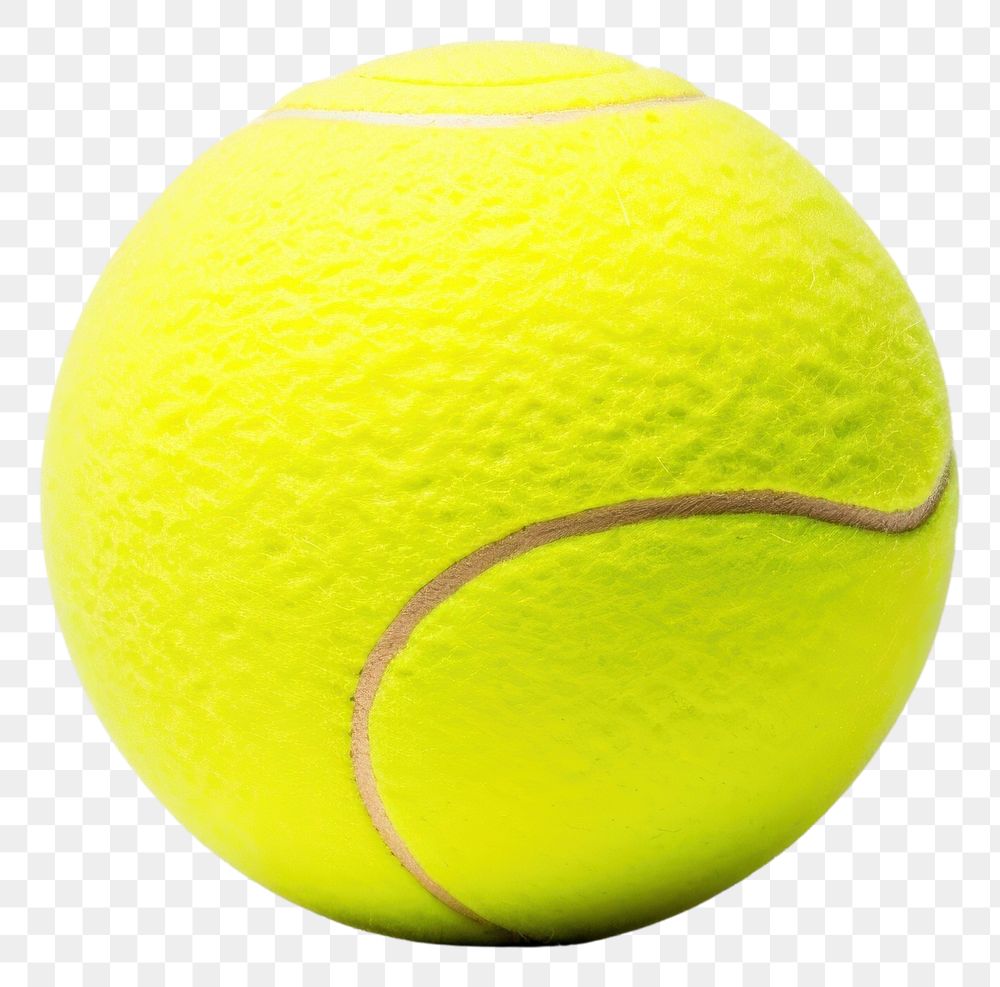 PNG Tennis ball sports white background racket. AI generated Image by rawpixel.