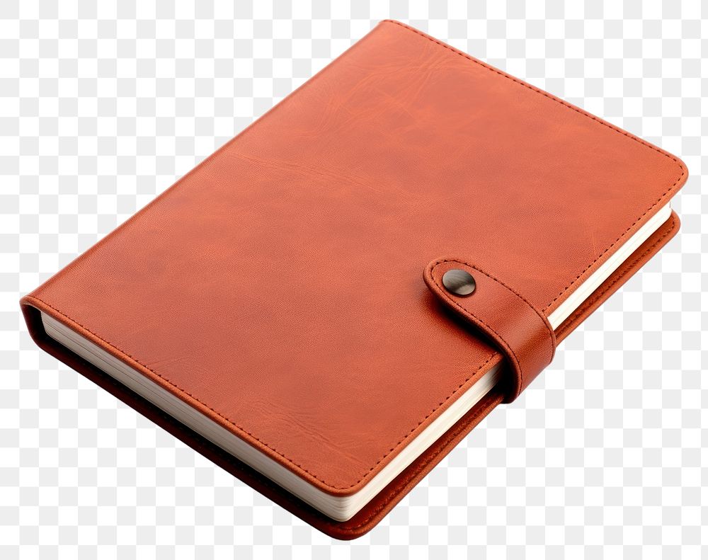 PNG  Agenda book wallet diary white background. AI generated Image by rawpixel.