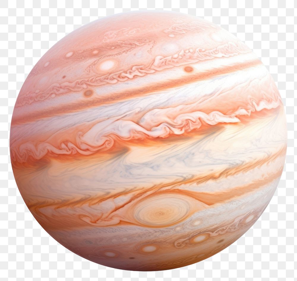PNG Jupiter planet space white background. AI generated Image by rawpixel.