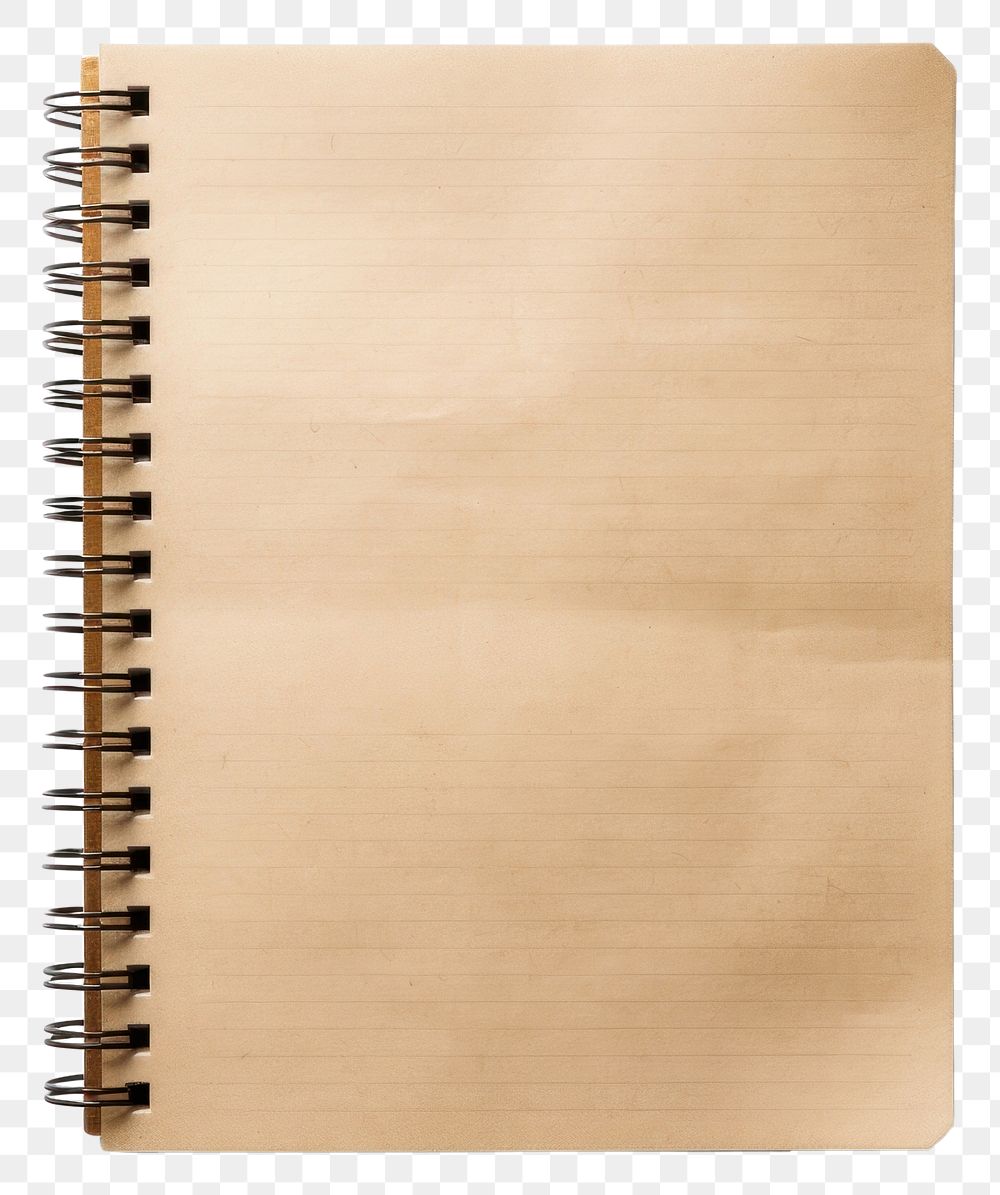 PNG Ruled Notebook paper diary page white background. 