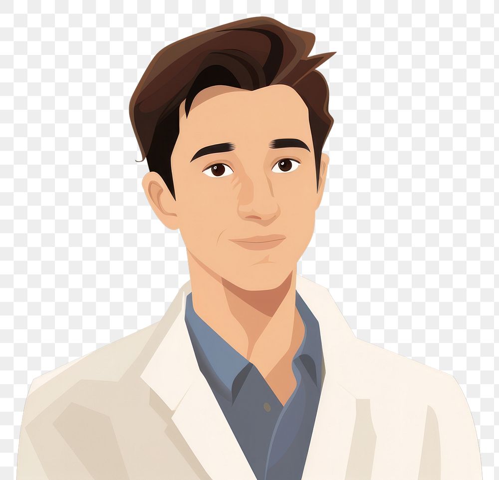 PNG Male doctor portrait adult stethoscope. AI generated Image by rawpixel.
