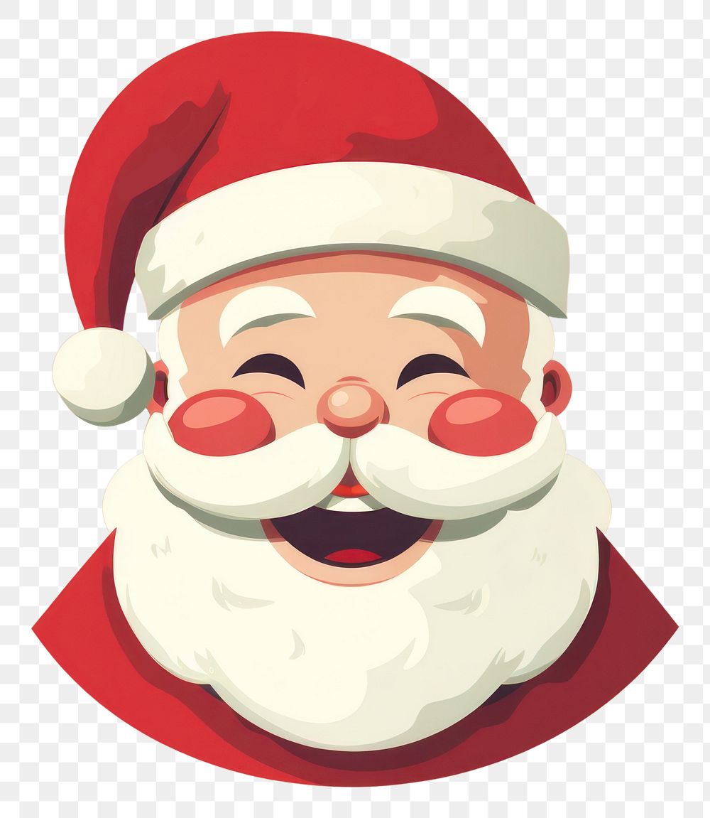 PNG Santa celebration decoration moustache. AI generated Image by rawpixel.