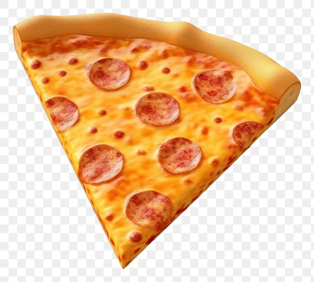 PNG Pizza food white background pepperoni. 