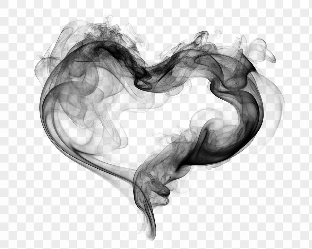 PNG Smoke shape black white. 