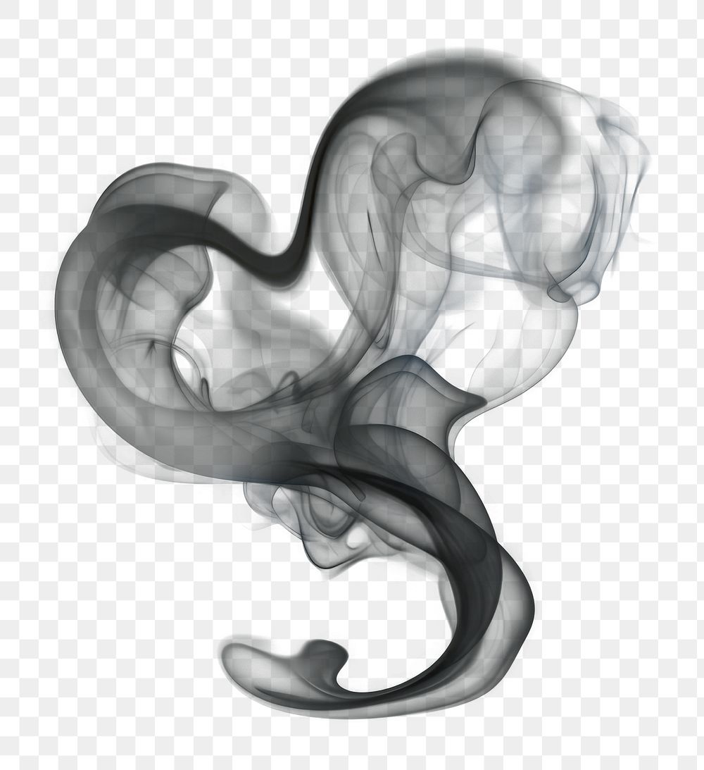 PNG Smoke black white steam. 