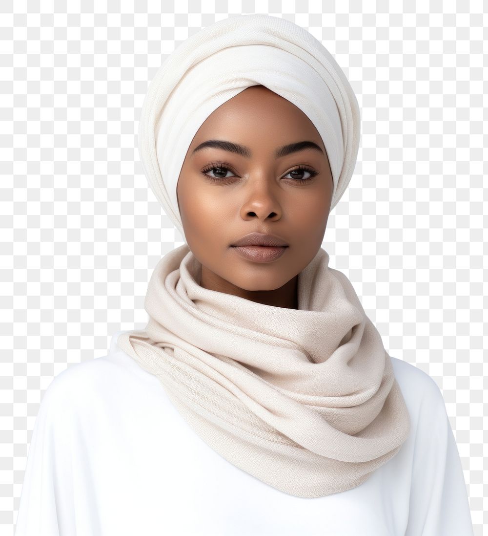PNG Scarf turban female adult. AI generated Image by rawpixel.