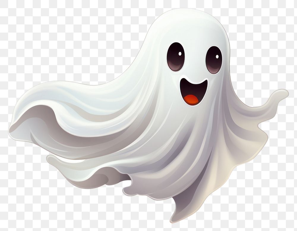 PNG  Halloween trasnparent ghost white celebration outdoors. AI generated Image by rawpixel.