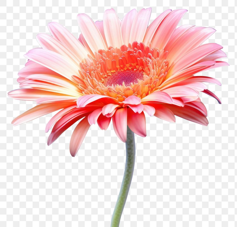 PNG Gerbera flower dahlia petal plant. AI generated Image by rawpixel.