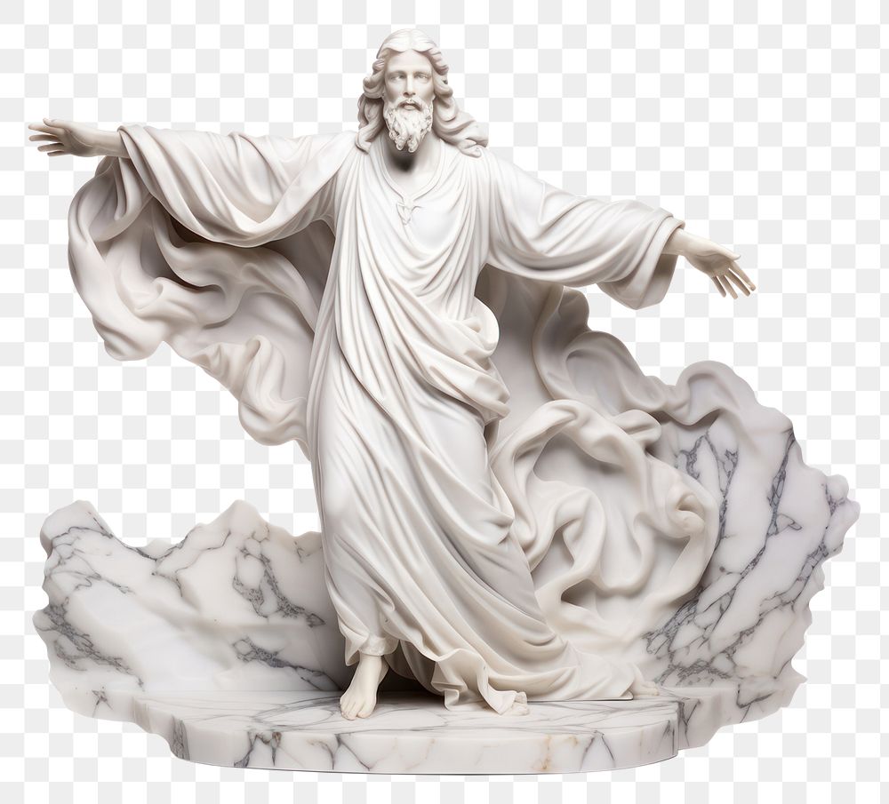 PNG God statue sculpture figurine. AI generated Image by rawpixel.
