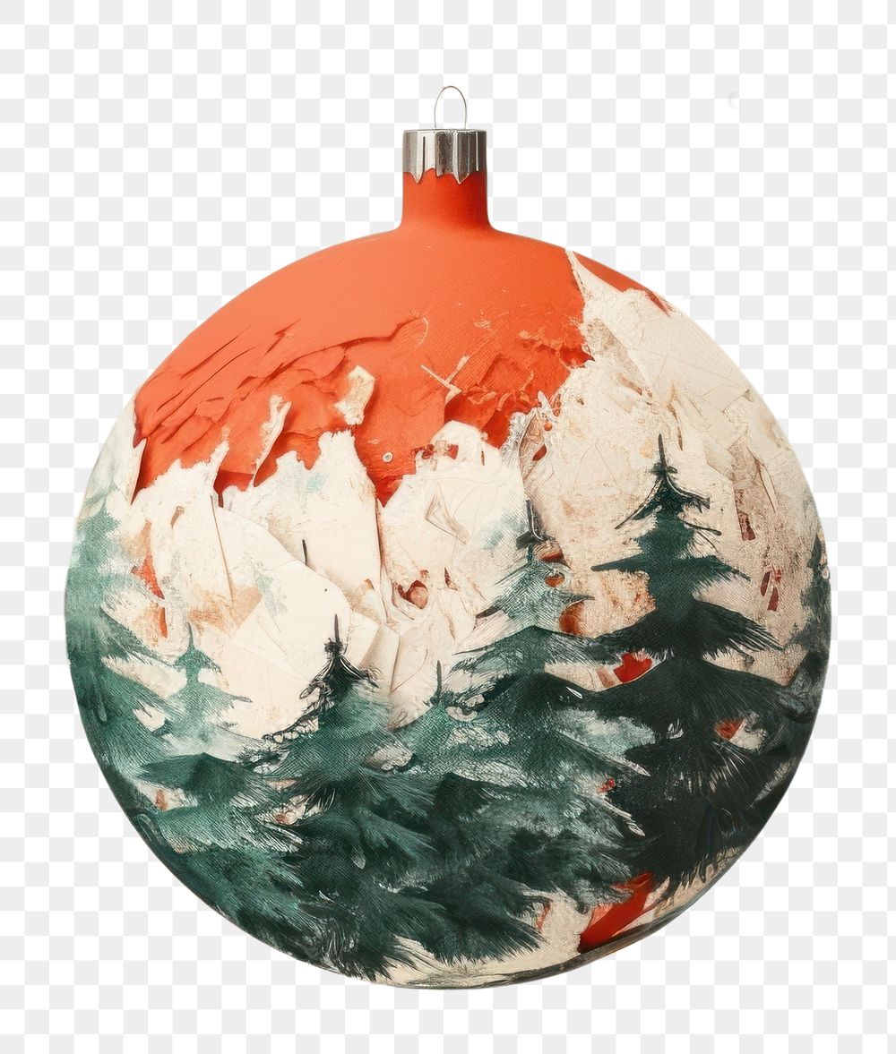 PNG Christmas ornaments art celebration creativity. AI generated Image by rawpixel.