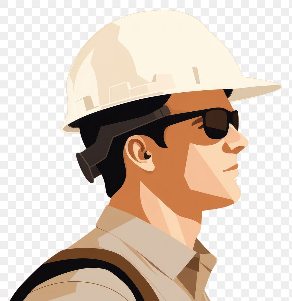 PNG Hardhat helmet adult man. 