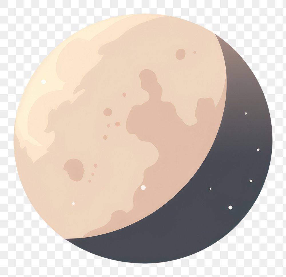 PNG Moon astronomy space night. AI generated Image by rawpixel.
