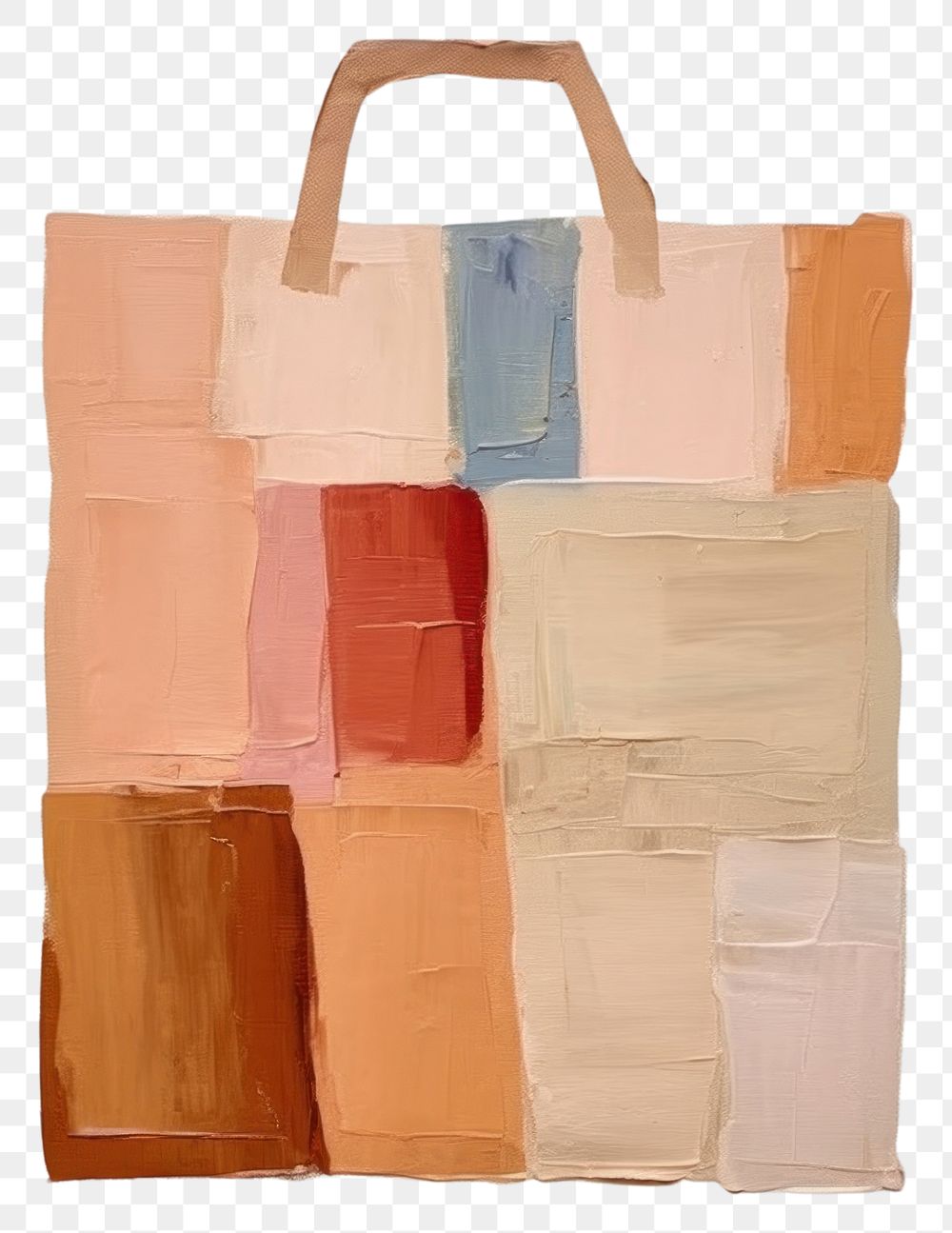 PNG Paper bag art painting backgrounds. AI generated Image by rawpixel.