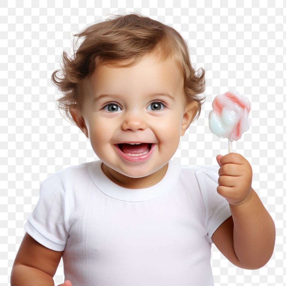 PNG Eat candy portrait toddler child. AI generated Image by rawpixel.