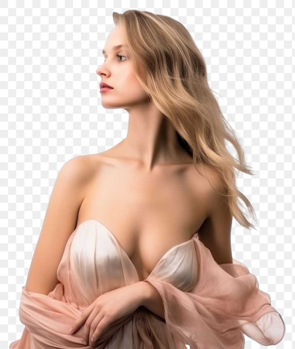 PNG Beauty underwear lingerie portrait. AI generated Image by rawpixel.