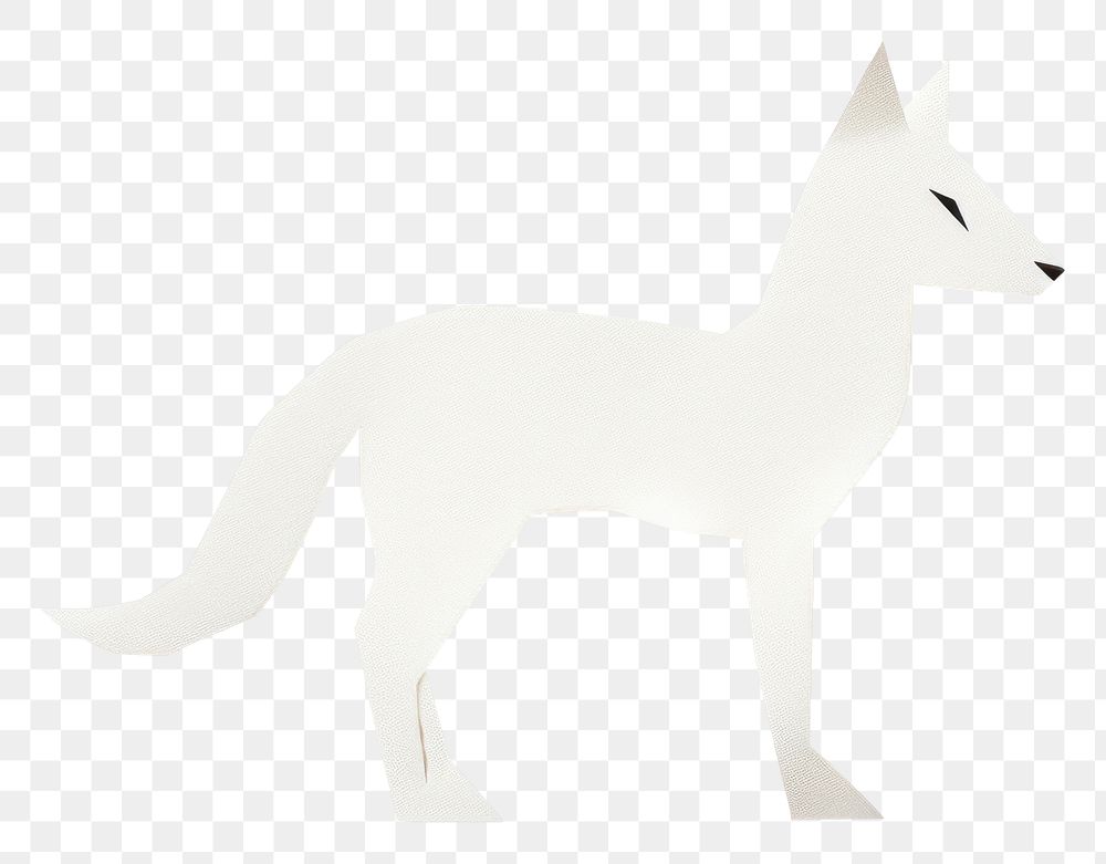 PNG Polar fox animal mammal white. 