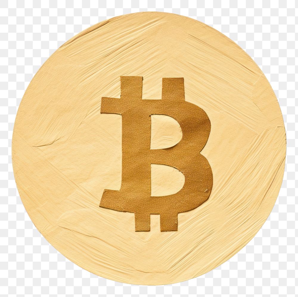 PNG Bitcoin coin text wood  