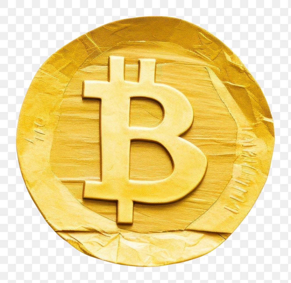 PNG Bitcoin coin gold white background investment. AI generated Image by rawpixel.