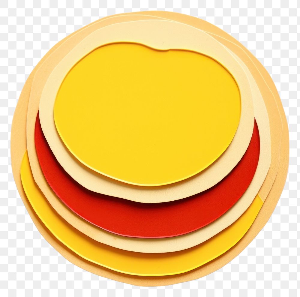 PNG Gold pancake circle yellow. AI generated Image by rawpixel.
