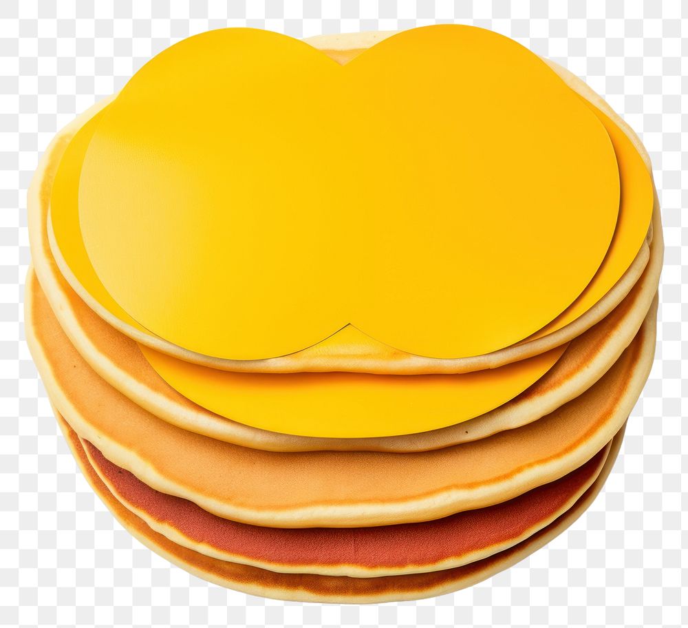 PNG Pancake food white background simplicity. AI generated Image by rawpixel.