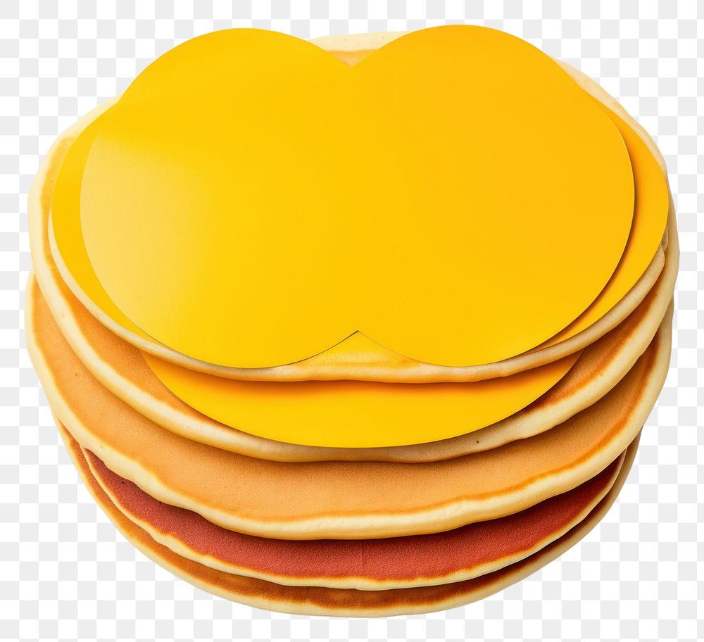 PNG Pancake food white background simplicity. 