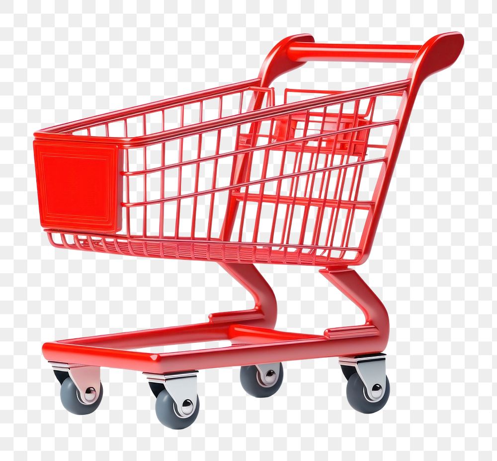 PNG Empty shopping cart consumerism supermarket furniture. AI generated Image by rawpixel.