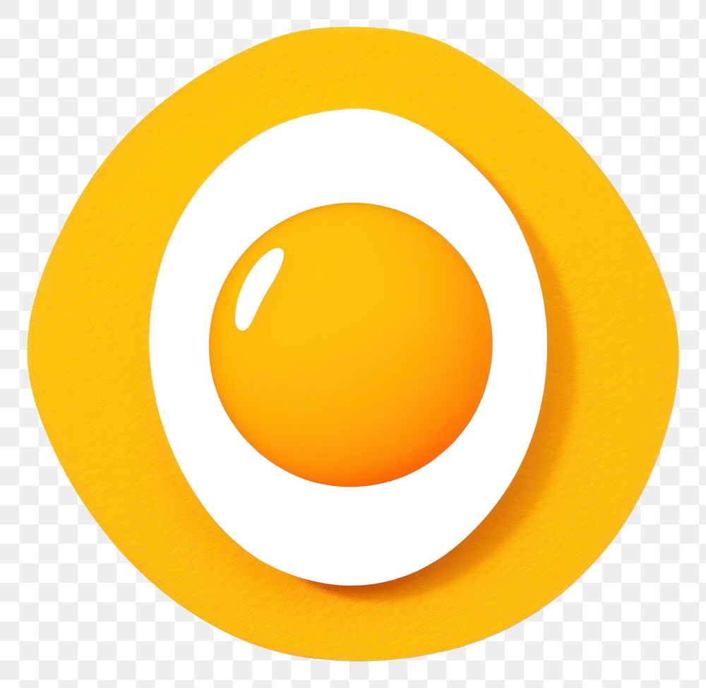 PNG Egg circle yellow smiley. 