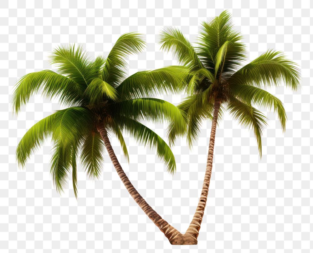 PNG Palm tree outdoors plant white background