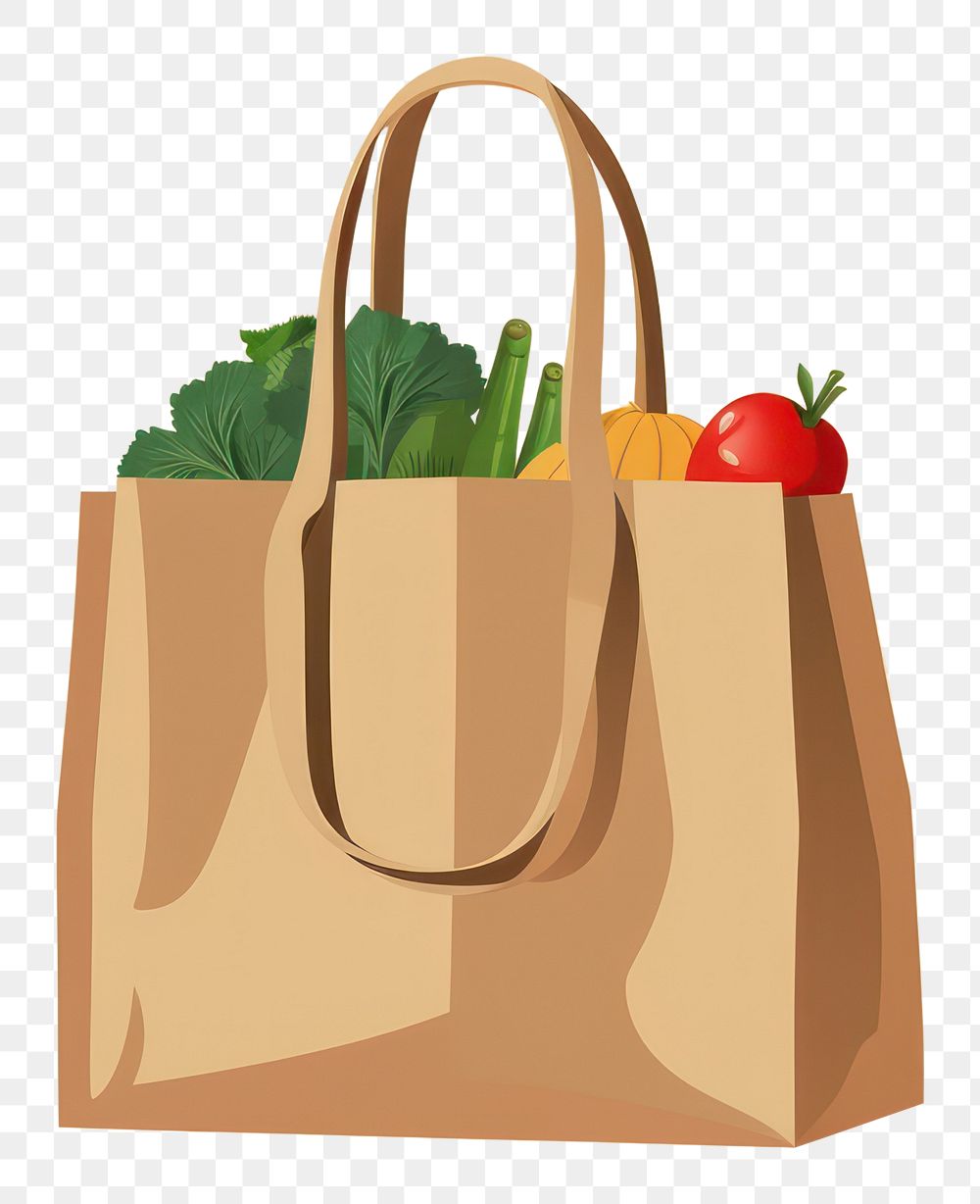 PNG Grocery bag handbag consumerism accessories. AI generated Image by rawpixel.