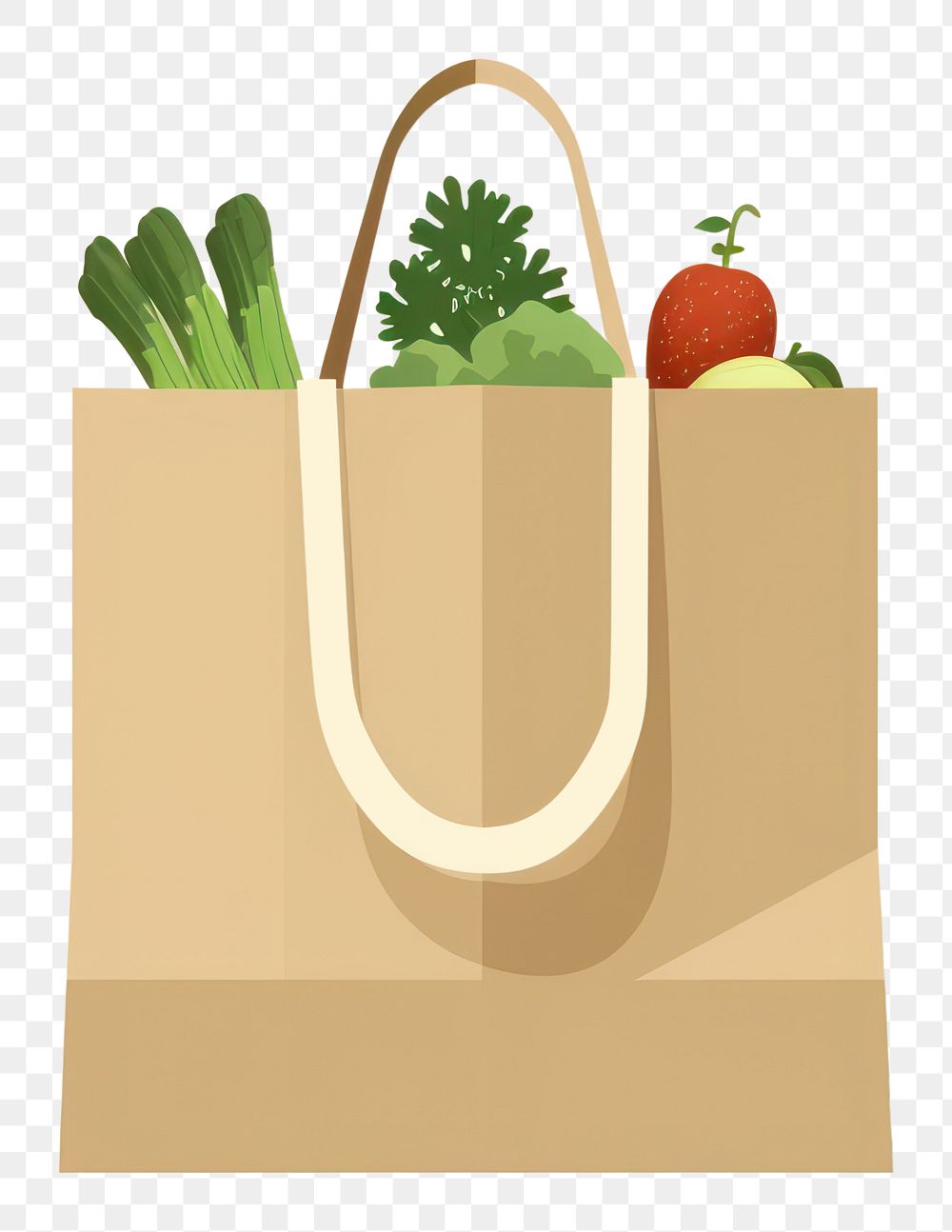 PNG Grocery bag consumerism freshness variation. AI generated Image by rawpixel.