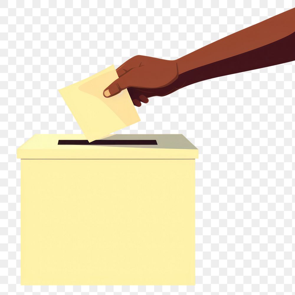 PNG Voting technology yellow adult. AI generated Image by rawpixel.