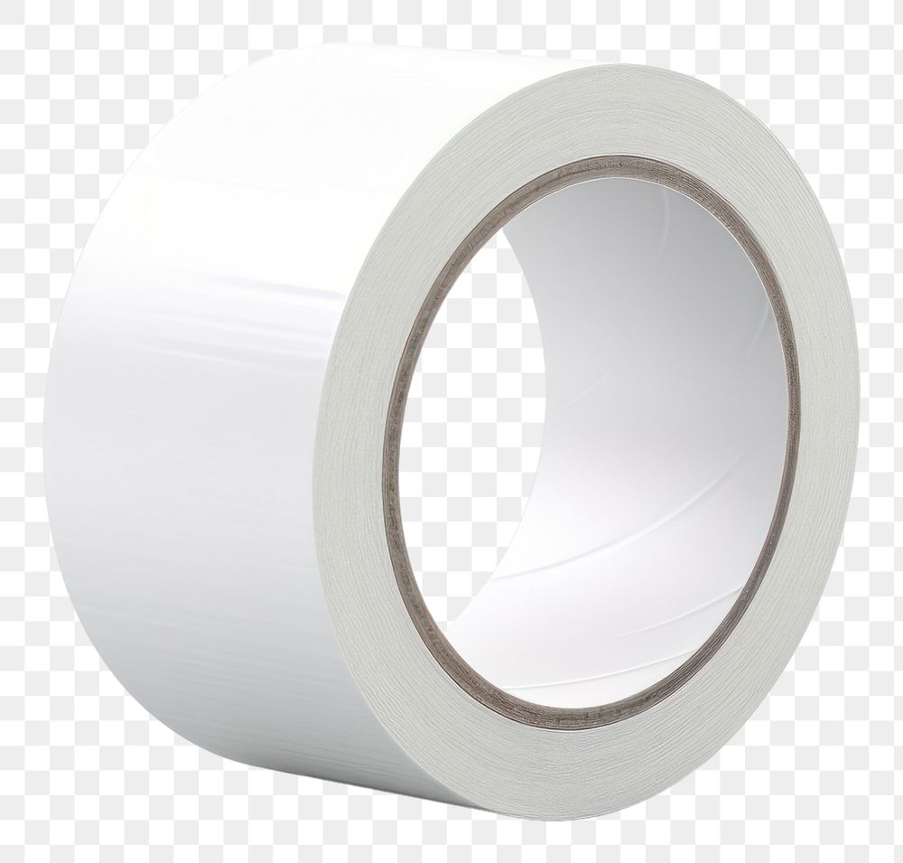 PNG 3m tape white white background cylinder. AI generated Image by rawpixel.