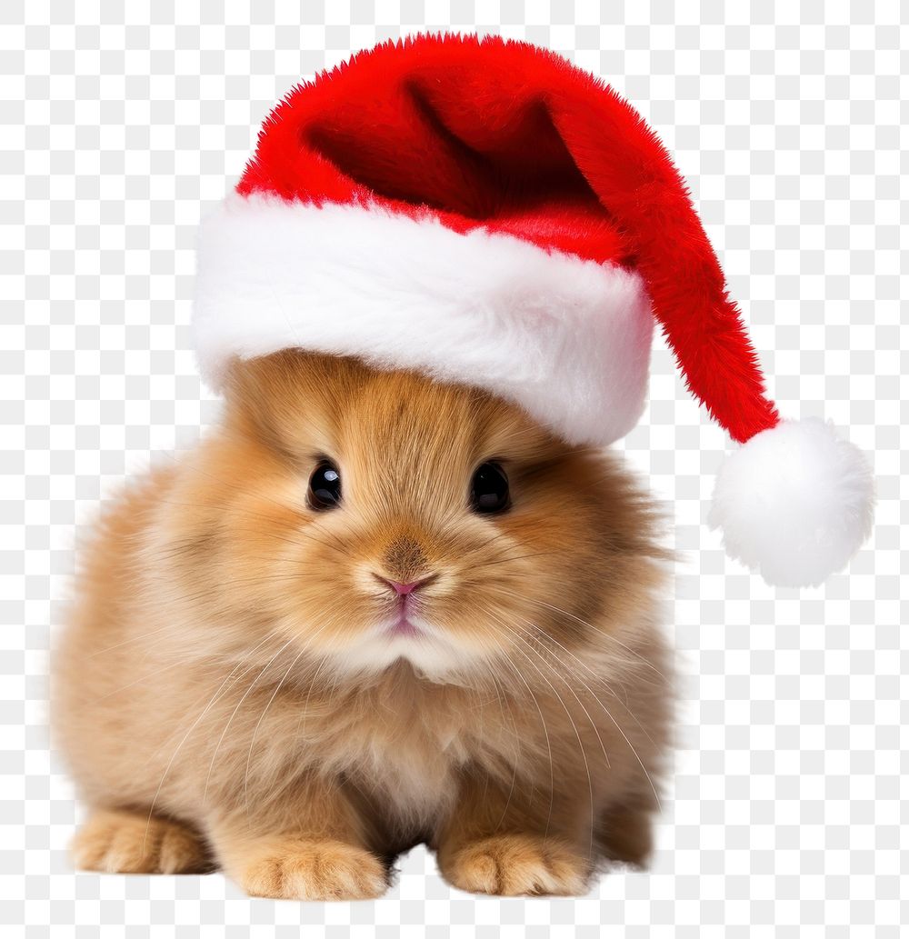 PNG Christmas animal image mammal rodent pet. AI generated Image by rawpixel.