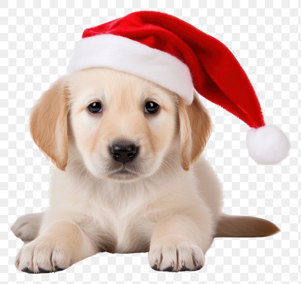 PNG Christmas puppy mammal animal pet. AI generated Image by rawpixel.