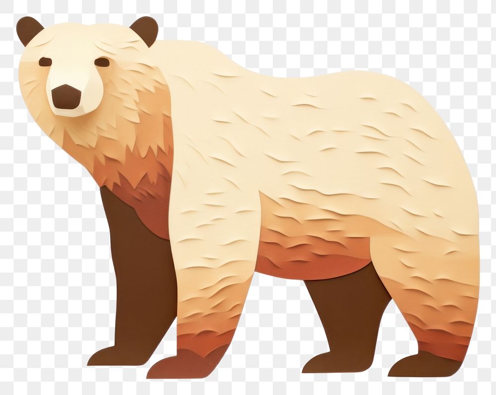 PNG Mammal animal bear standing. AI generated Image by rawpixel.