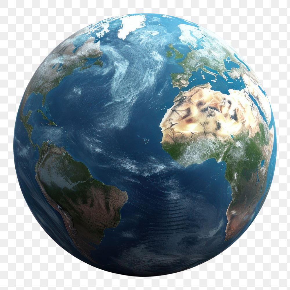 PNG Earth planet sphere space globe. AI generated Image by rawpixel.