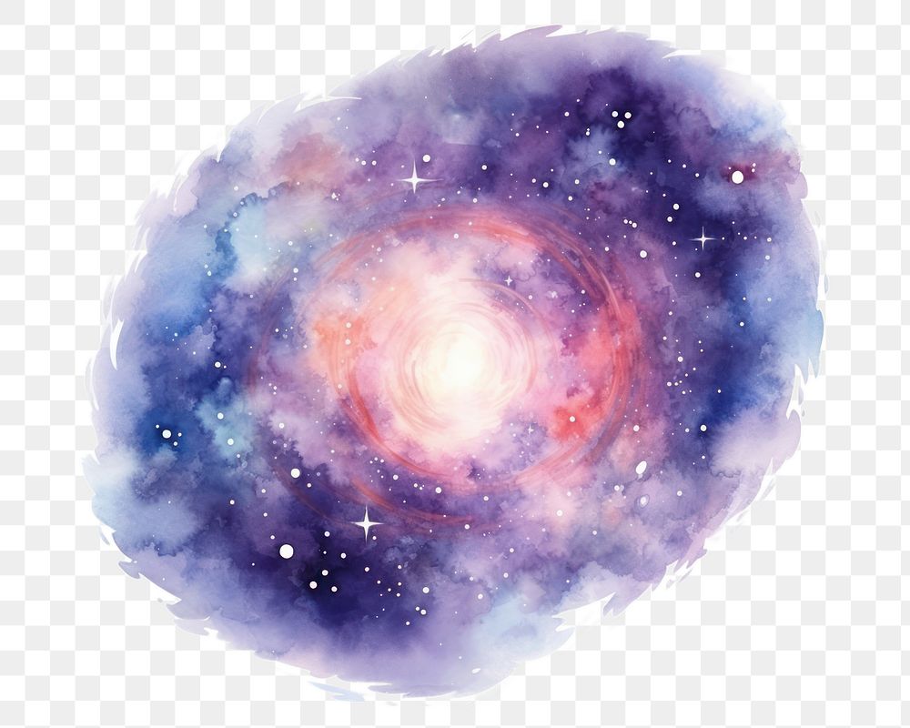 PNG Galaxy astronomy universe drawing. AI generated Image by rawpixel.