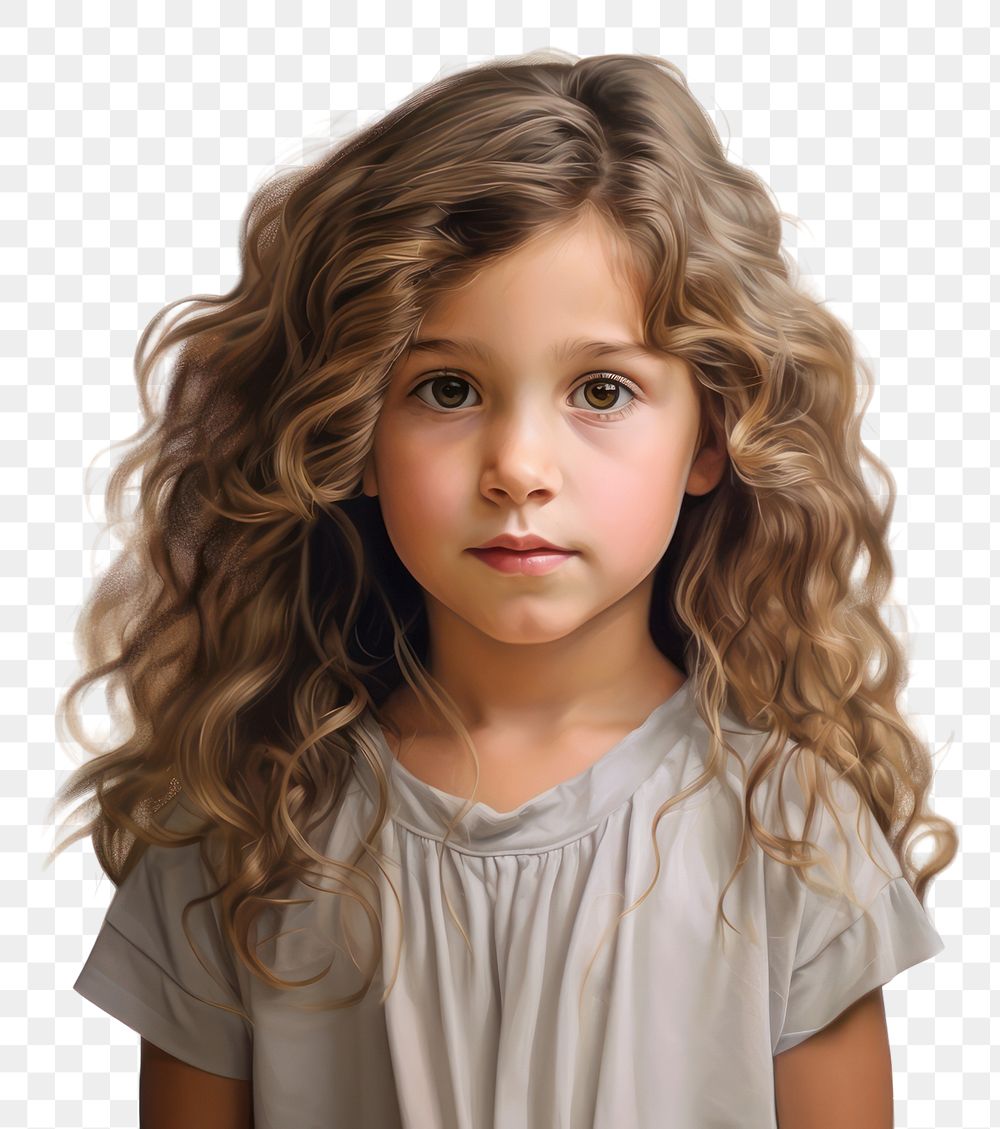 PNG Girl kid portrait child photo. AI generated Image by rawpixel.
