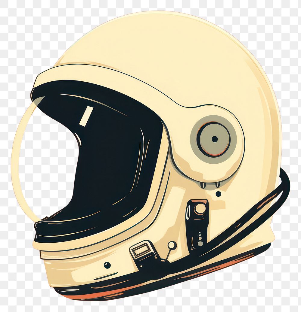 PNG Astronaut helmet protection headwear clothing. AI generated Image by rawpixel.