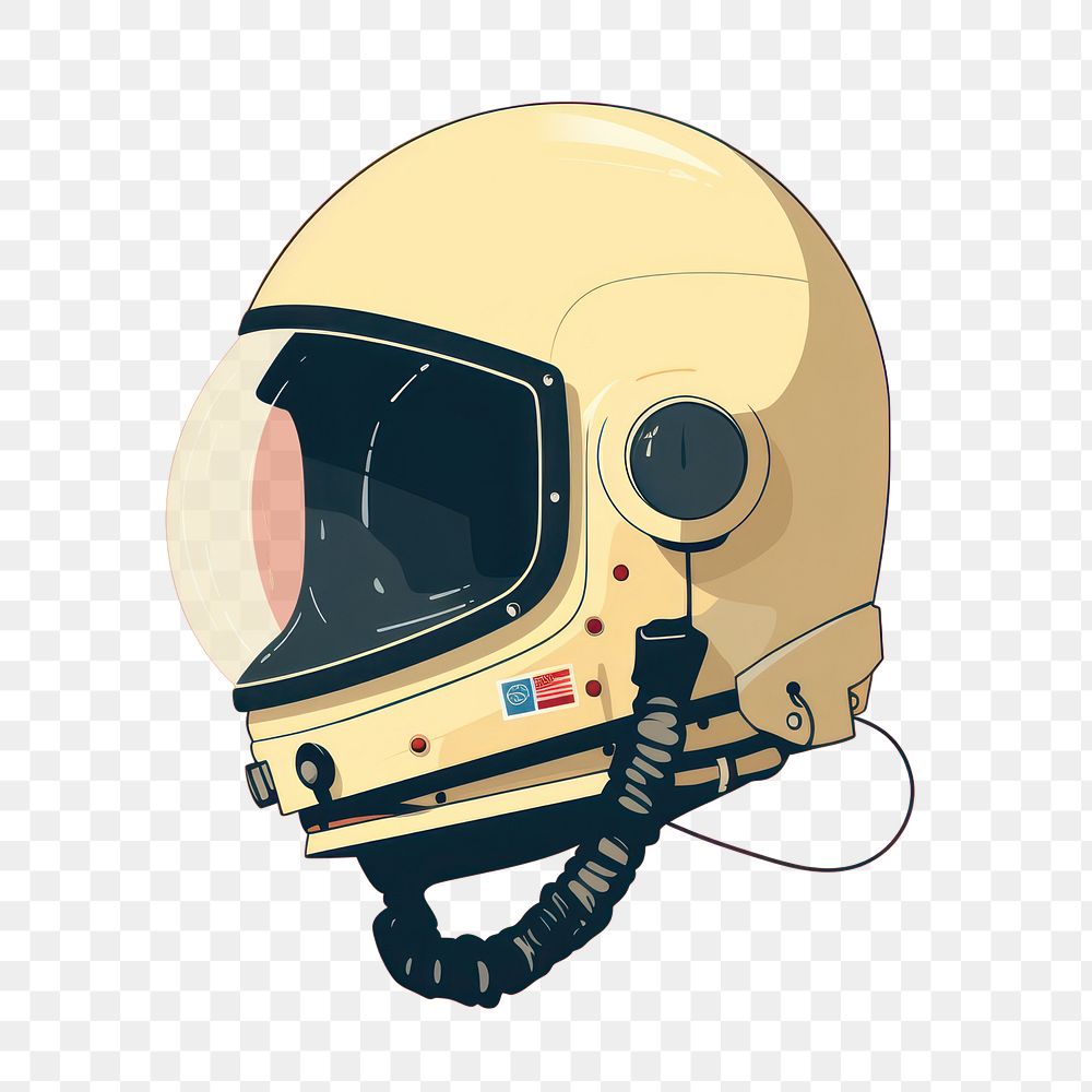 PNG Astronaut helmet technology clothing vehicle. AI generated Image by rawpixel.