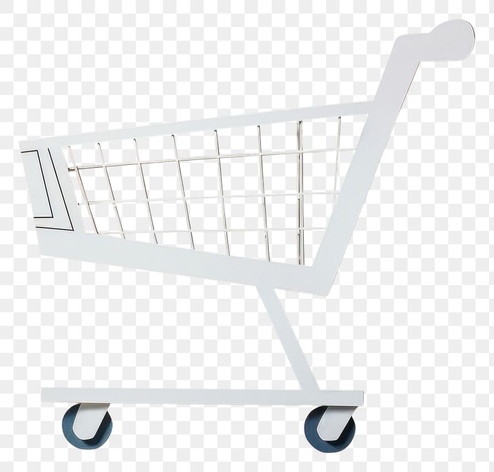 PNG Flat shopping trolley consumerism supermarket groceries. AI generated Image by rawpixel.