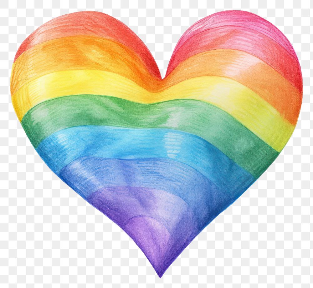 PNG Heart shape LGBTQ sign backgrounds rainbow  