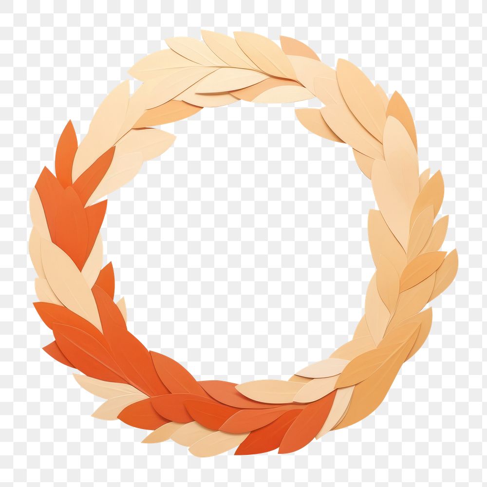 PNG Autumn wreath art craft celebration. AI generated Image by rawpixel.