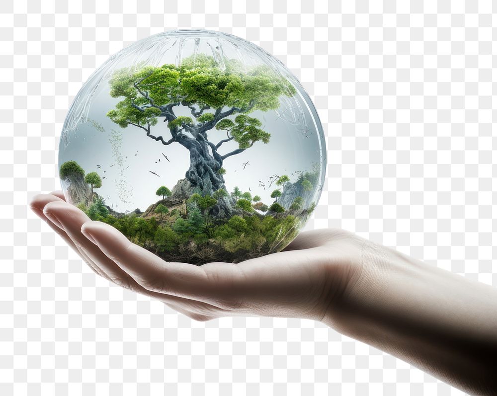 PNG Save your earth nature sphere plant. AI generated Image by rawpixel.