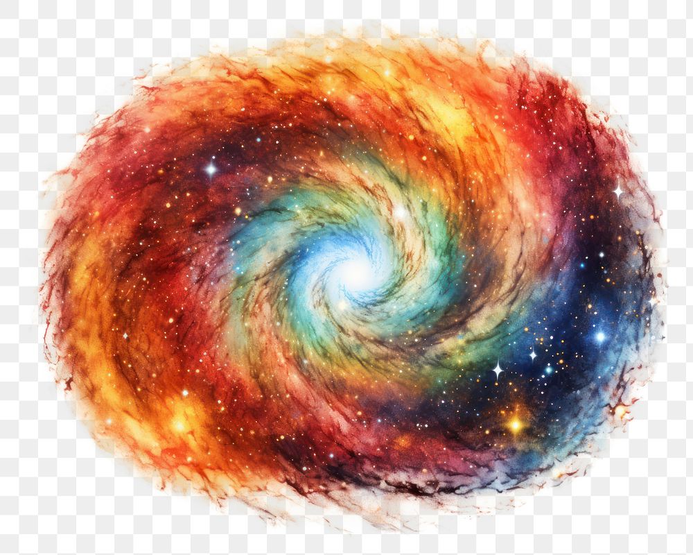PNG Spiral astronomy universe pattern. AI generated Image by rawpixel.